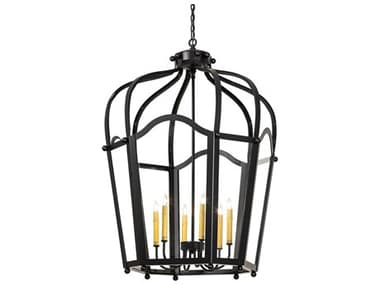Meyda Citadel 6-Light Flat Black Pendant MY276580