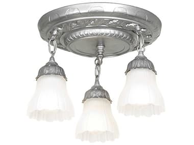 Meyda Victorian 3-Light Light Sandstone Semi Flush Mount MY277482