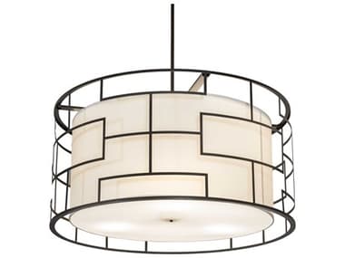 Meyda Cilindro 6-Light Bronze Pendant MY278228