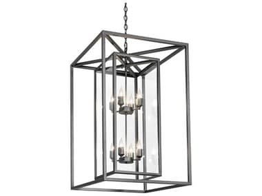 Meyda Kitzi Box 8-Light Wrought Iron Pendant MY278846