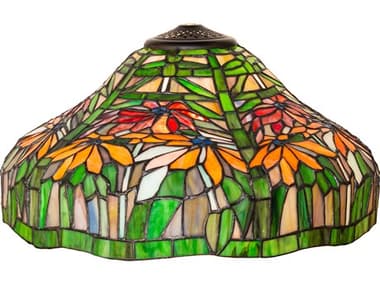 Meyda Poinsettia Stained Glass Shade MY279074