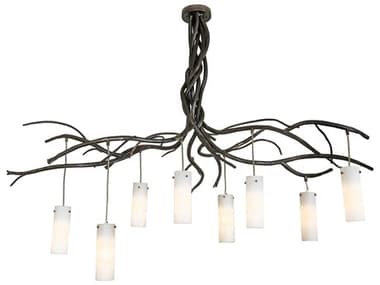 Meyda Winter Solstice 8-Light Dark Burnished Antique Copper Island Pendant MY279296