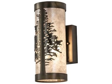 Meyda Tamarack 1-Light Antique Copper Wall Sconce MY281104
