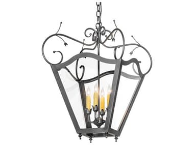Meyda Terena 4-Light Wrought Iron Pendant MY282054