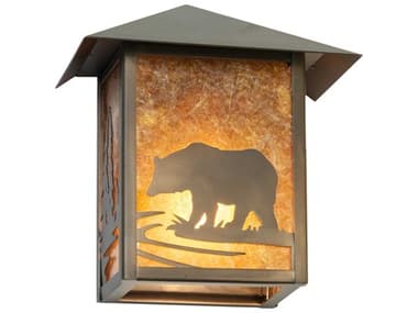 Meyda Seneca 1-Light Antique Copper Wall Sconce MY284453