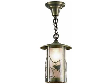 Meyda Fulton Song Bird Antique Brass 1-light Outdoor Hanging Light MY37865