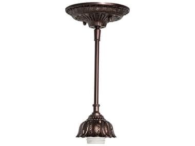 Meyda 1-Light Mahogany Bronze Round Mini Pendant MY48917