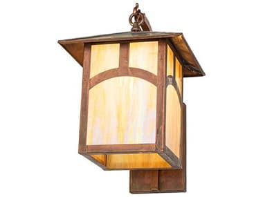 Meyda Seneca 1-Light Vintage Copper Wall Sconce MY84760