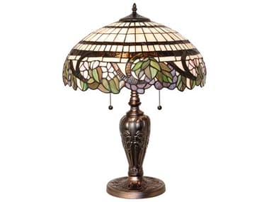 Meyda Handel Grapevine Mahogany Bronze Table Lamp MY97950