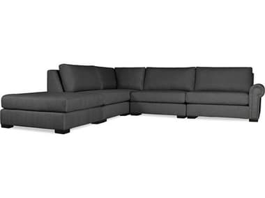 Nativa Interiors Sylviane Fabric 5 - Pieces Modular Sectional Sofa with Ottoman NAISECSYLVAR15PCPFCHARCOAL