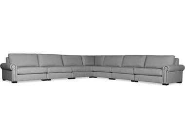 Nativa Interiors Sylviane Fabric 7 - Pieces Modular Sectional Sofa NAISECSYLVAR77PCPFGREY
