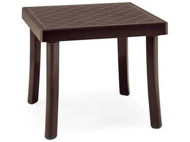 Nardi Rodi Fiberglass Resin Caffe 18'' Wide Square Side Table NAR4005005000