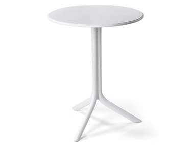 Nardi Spritz Fiberglass Resin Bianco 23'' Round Dining Table NAR40058.00.000