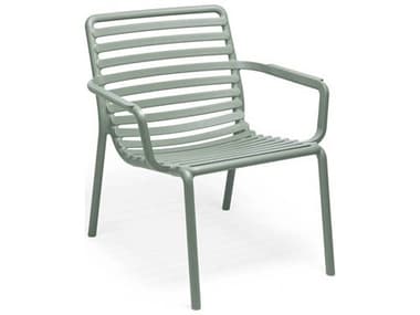 Nardi Doga Fiberglass Resin Menta Stackable Relax Lounge Chair NAR4025615000