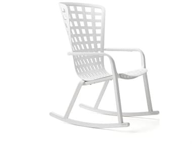Nardi Folio Fiberglass Resin Bianco Rocking Chair Kit NAR40298.00.000