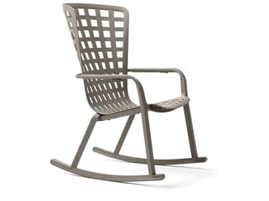 Nardi Folio Fiberglass Resin Tortora Rocking Chair Kit NAR40298.10.000