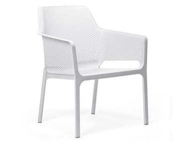 Nardi NET Relax Fiberglass Resin Bianco Stackable Lounge Chair NAR40327.00.000