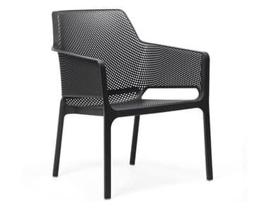 Nardi NET Relax Fiberglass Resin Antracite Stackable Lounge Chair NAR40327.02.000