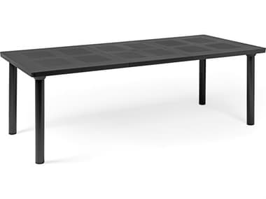 Nardi Libeccio Antracite 63-86''W x 39''D Rectangular Extension Dining Table NAR47552.02.000