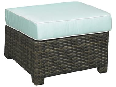 Forever Patio Brookside Wicker Rye Square Ottoman NCFPBROOSQRYE