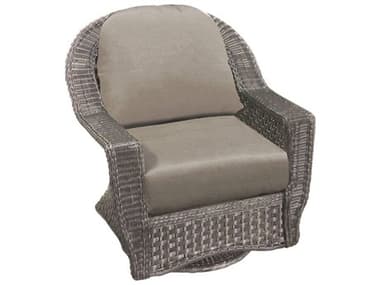 Forever Patio Traverse Wicker Silver Swivel Glider Lounge Chair NCFPTRASGSIL