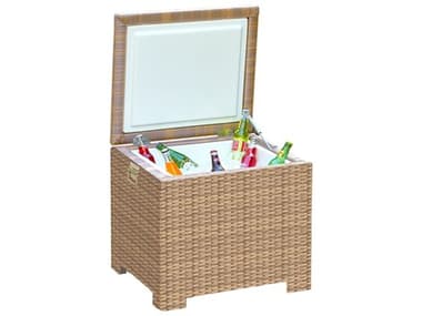Forever Patio Universal Wicker Universal 24''W x 22'' Rectangular End Table Ice Chest NCFPUNIICE