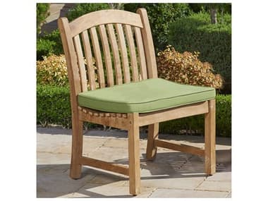 Forever Patio Universal Teak Plantation Dining Side Chair Seat Replacement Cushion NCFPUNIT2045DCSTEAKCH