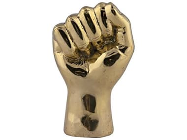 Noir Brass The Solidarity Fist Sculputure NOIAB130BR