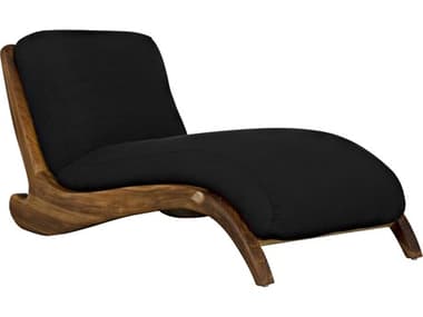 Noir Furniture Teak Kurosava Chaise Lounge Chair NOIAE191T