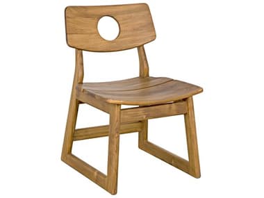 Noir Teak Wood Oak Side Dining Chair NOIAE221T