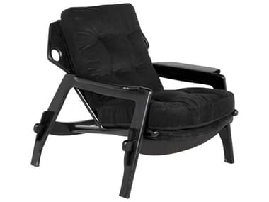 Noir Pax 38" Black Fabric Accent Chair NOIAE271CHBCFC