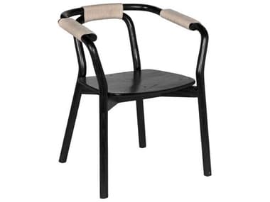 Noir Anna 24" Black Accent Chair NOIAE291CHB