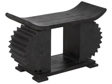 Noir Duma Burnt Black Accent Bench NOIAE306BB