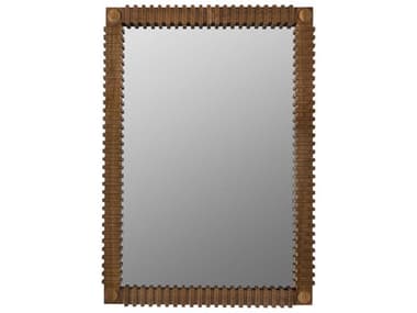 Noir Rift Clear Coat Flat Rectangular Wall Mirror NOIAE324T