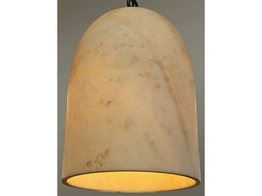 Noir Onyx Natural Brown Drum Pendant NOIAM58B