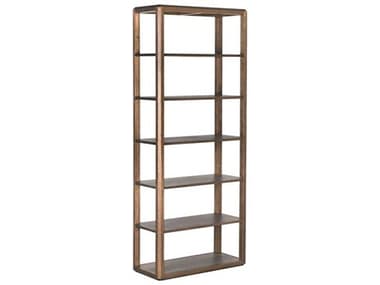 Noir Dark Walnut Idris Bookcase NOIGBCS263DW