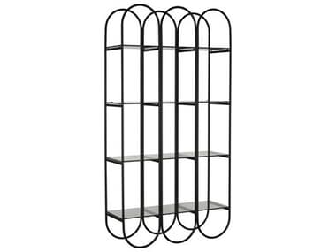 Noir Matte Black Ulla Bookcase NOIGBCS264MTB