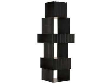 Noir Fujimoto Matte Black Bookcase NOIGBCS265MTB