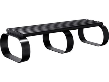 Noir Satish Matte Black Accent Bench NOIGBEN144MTB