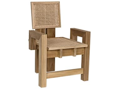 Noir Fatima 24" Brown Accent Chair NOIGCHA309T