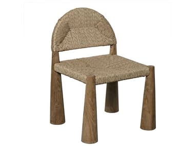 Noir Laredo Teak Wood Brown Side Dining Chair NOIGCHA312TSYN