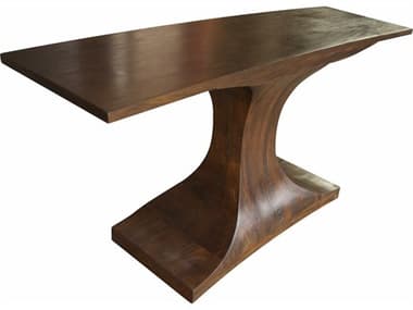 Noir Furniture Living Room Accents Teak Oil 68'' Wide Rectangular Console Table NOIGCON158