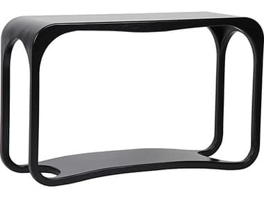 Noir Furniture Hand Rubbed Black 52'' Wide Rectangular Console Table NOIGCON240HB
