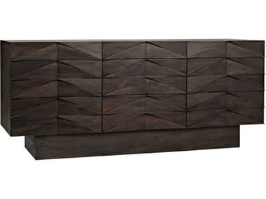 Noir 75'' Walnut Wood Ebony Sideboard NOIGCON306EB