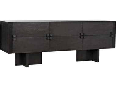 Noir 80'' Mahogany Wood Two Tone Pale Sideboard NOIGCON365P