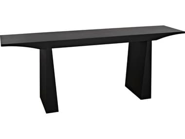 Noir 78&quot; Rectangular Steel Console Table NOIGCON379MTB