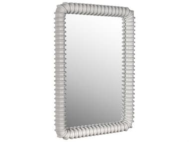 Noir Solid White Wall Mirror Rectangular NOIGMIR148SW