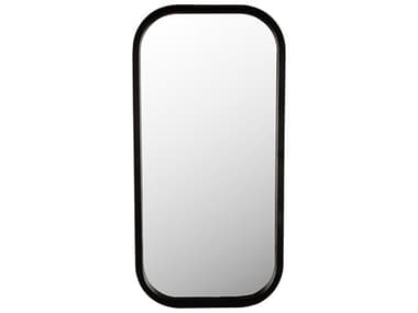 Noir Gorky Matte Black Wall Mirror Rectangular NOIGMIR170MTB