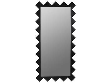 Noir Didier Matte Black Rectangular Wall Mirror NOIGMIR184MTB