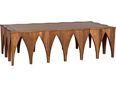 Noir 62" Rectangular Wood Dark Walnut Coffee Table NOIGTAB1118DW